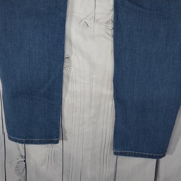 LC Lauren Conrad Women's Blue Distressed Skinny Ankle Jeans - Picture 13 of 14